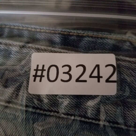 Loft Shorts Womens 2 Blue Stretch Denim Roll Cuff Jort - Picture 12 of 12